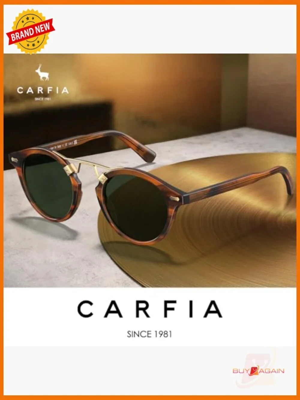 Retro Double Bridge Round Sunglasses for Women UV400 Polarized